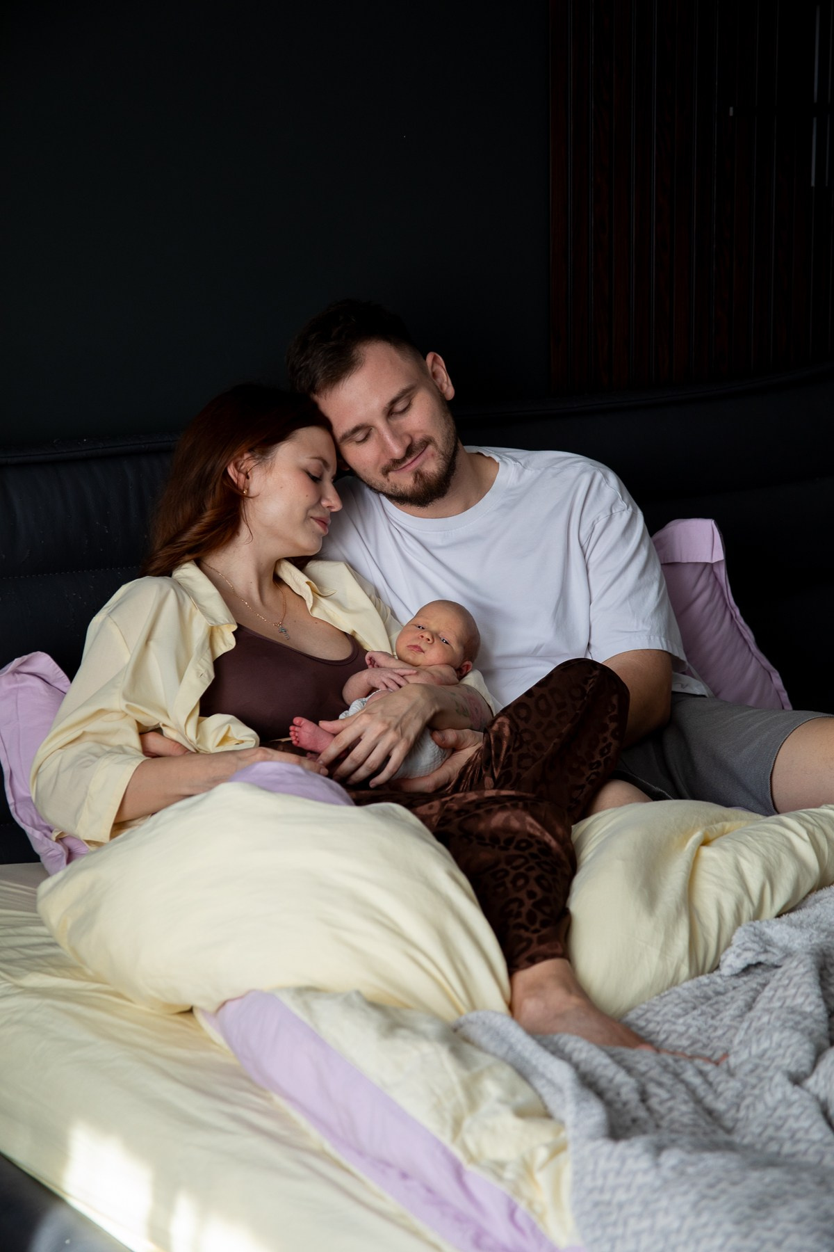 Первый день Ангелины дома. Семейный и церковный фотограф в Санкт Петербурге Мария Гобыча