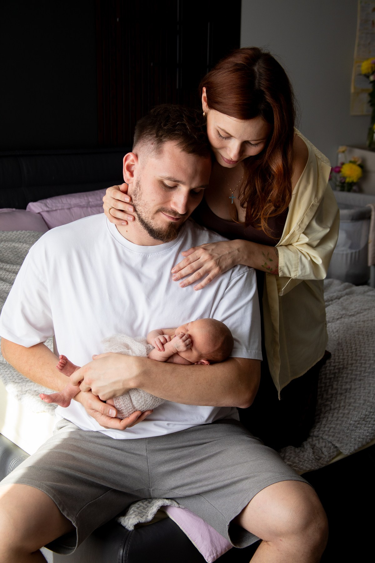 Первый день Ангелины дома. Семейный и церковный фотограф в Санкт Петербурге Мария Гобыча