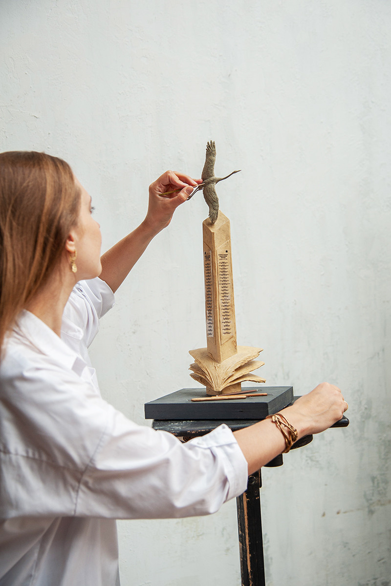 Съемка для скульптора Станиславы Смольяниновой. Портретная фотография в Москве