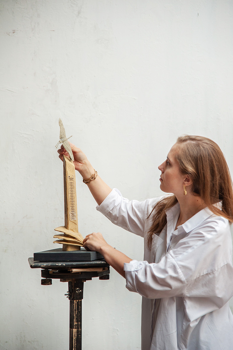 Съемка для скульптора Станиславы Смольяниновой. Портретная фотография в Москве