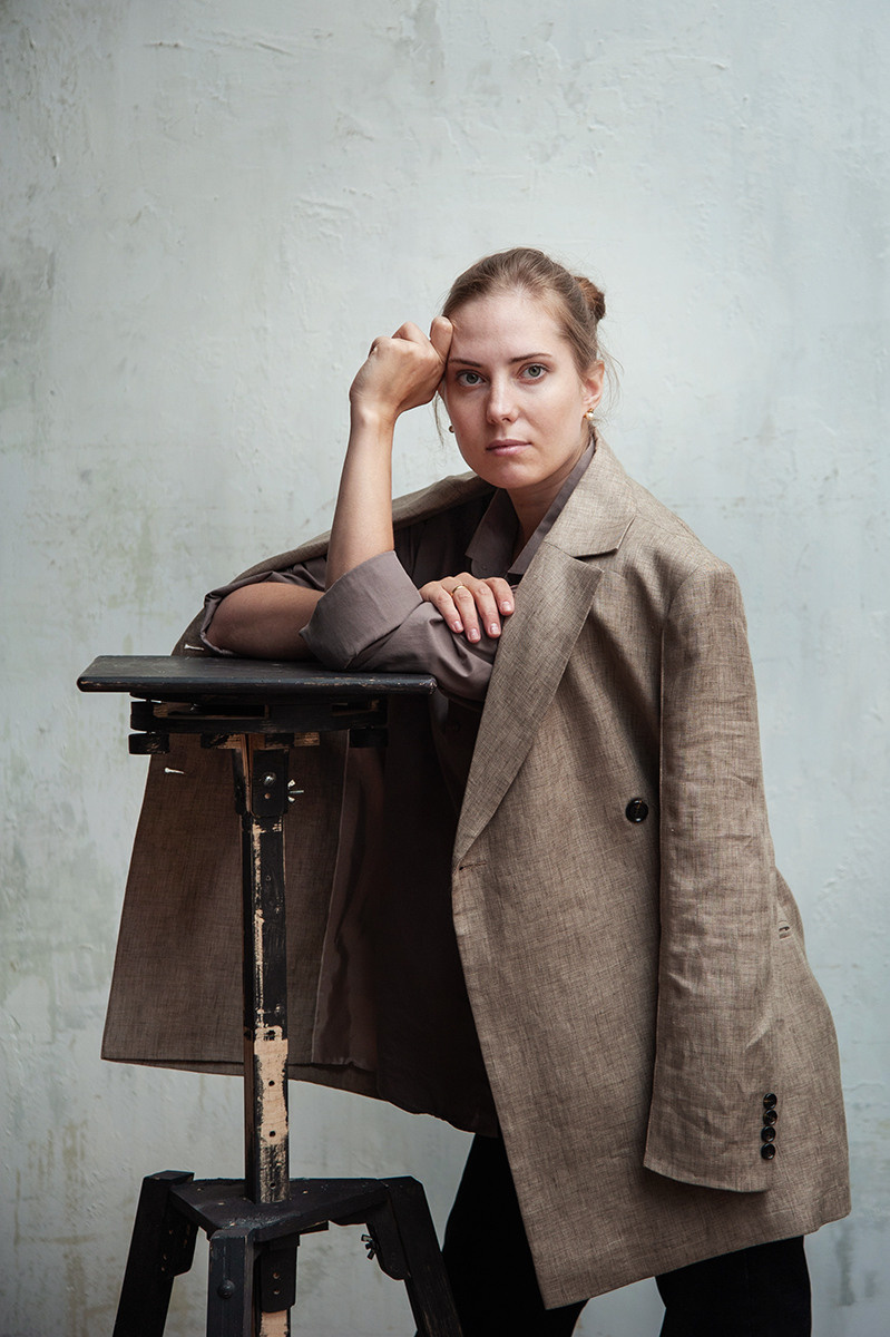 Съемка для скульптора Станиславы Смольяниновой. Портретная фотография в Москве