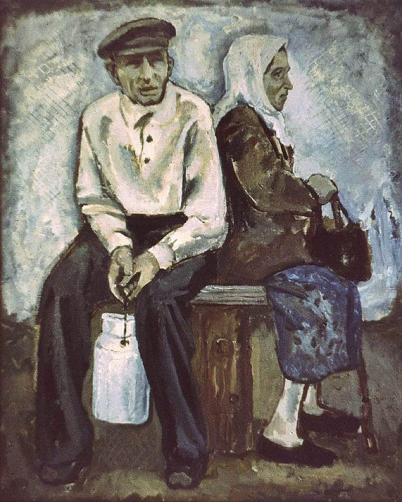 «Двое» 1980 год Собр. Ф.Ваккари. Италия. Художник Величко Вадим Семёнович