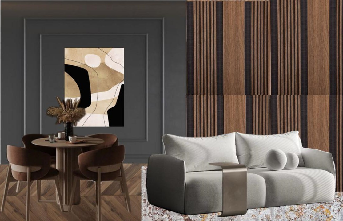 СЕМПЛ-БОРД/ ИНТЕРЬЕРНЫЙ КОЛЛАЖ/ МУДБОРД. Ирина Змазнева_Дизайнер интерьера_Новосибирск