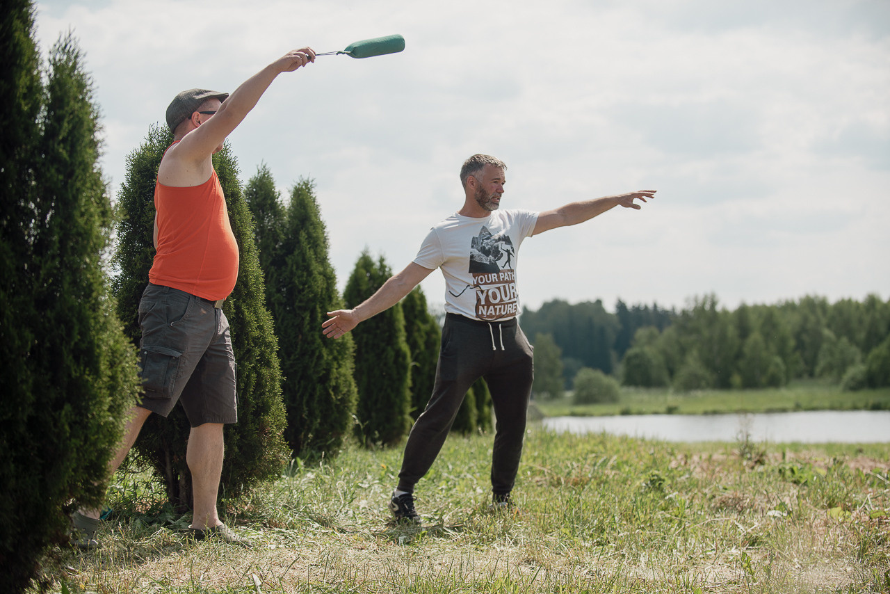 Соревнования по метанию даммисов в рамках тренировочного лагеря Школы Шмеля 2023. Фотограф-анималист Наталья Светличная