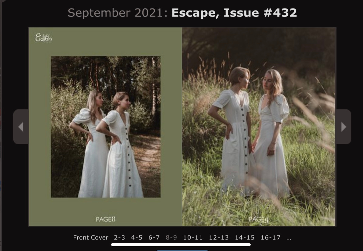 Edith magazine. Фотограф в Москве Ира Никина