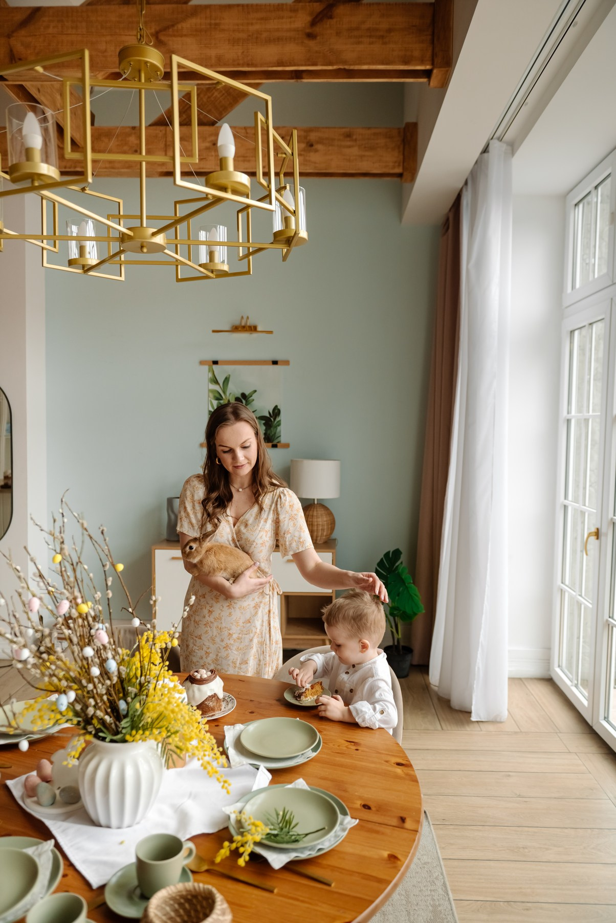 Семейная. Пасха с цыплятами. Свадебный и сеейный фотограф в Санкт-Петербурге Елена Худякова