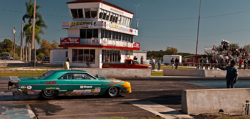 DrugRacing на автомобилях выпущенных до 1975 г. США, Флорида, 2010. Фотограф Василий Буланов