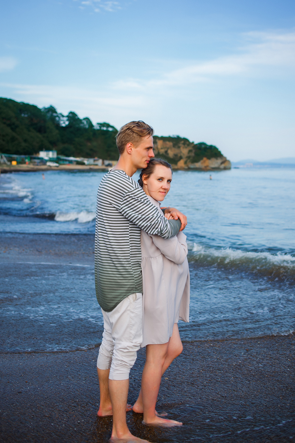 Фотосессия беременности на прогулке ВДЦ ОКеан. Свадебный фотограф во Владивостоке и Славянке