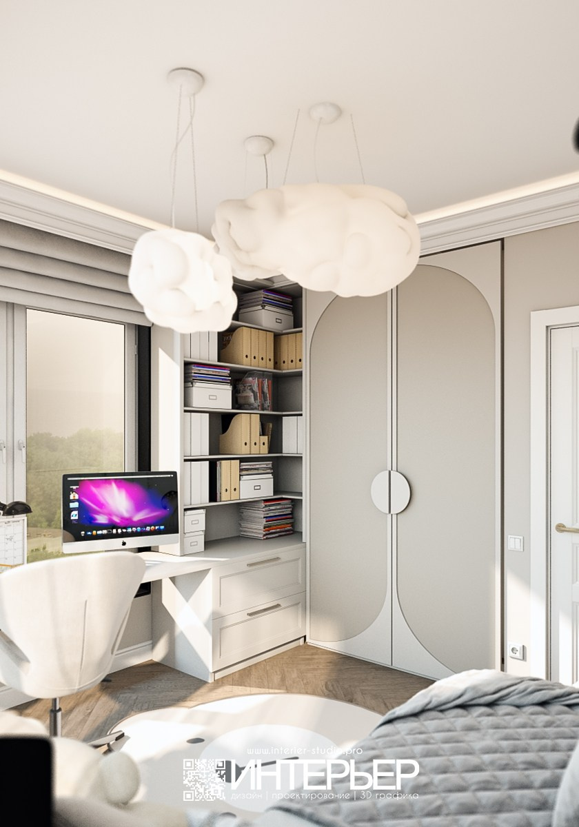 Квартира Амро и Валентины г. Москва. Дизайн интерьера, 3D визуализация и 3D моделирование. Создание проектов и чертежей. КМВ: Кисловодск, Пятигорск, Ессентуки и удаленно