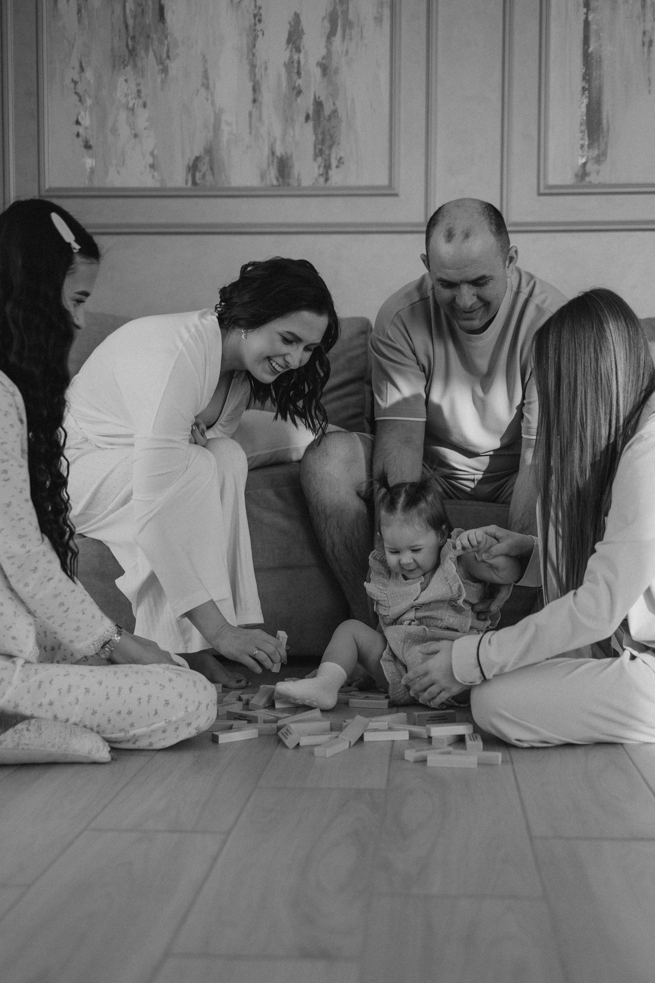 Ольга, София, Андрей, Даша и Настя. Семейный фотограф в Ижевске Даша Денисова