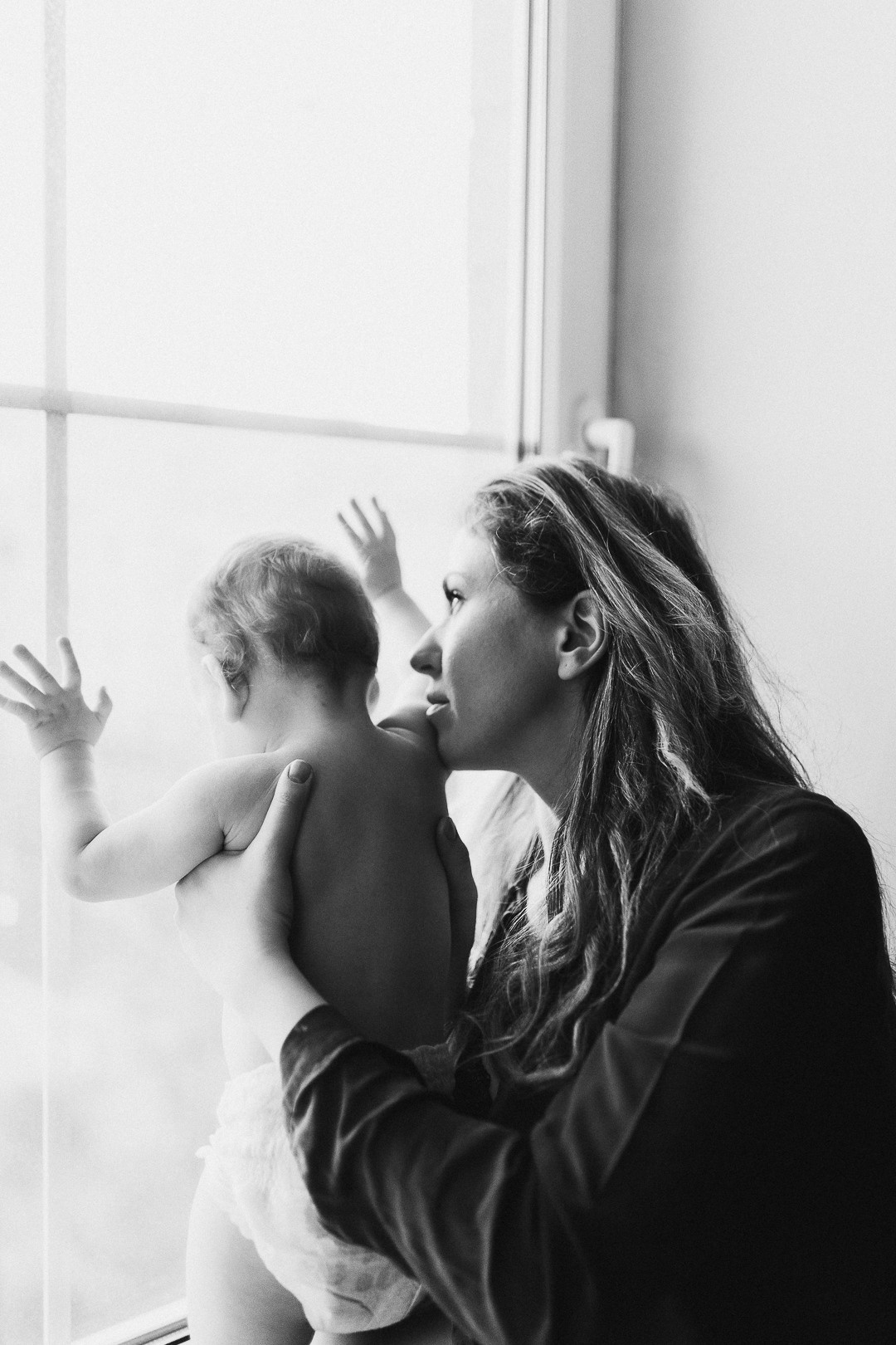 Домашняя фотосессия для мамы и дочки