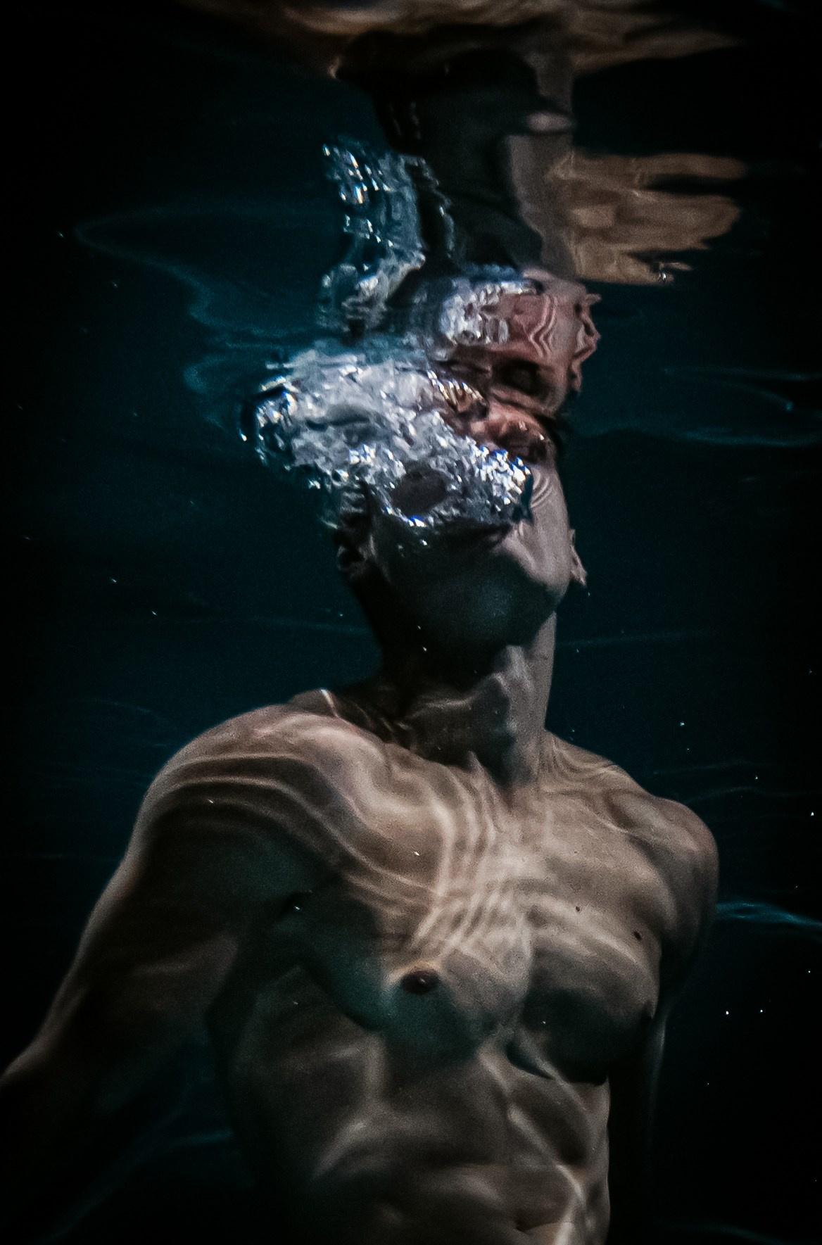 Подводная съемка для модели из Санкт-Петербурга. Фотограф Москва Жуковский Раменское