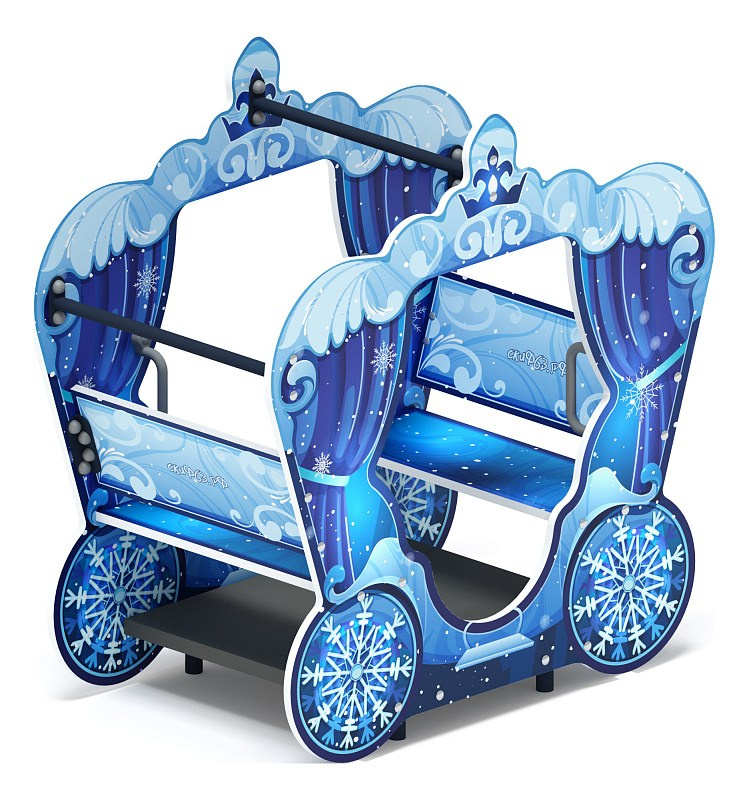МФ 10.03.15-04.И1 Карета. Снежная королева Габариты (ШхДхВ): 1170x610x1190 Зона безопасности, мм: 3170х2610