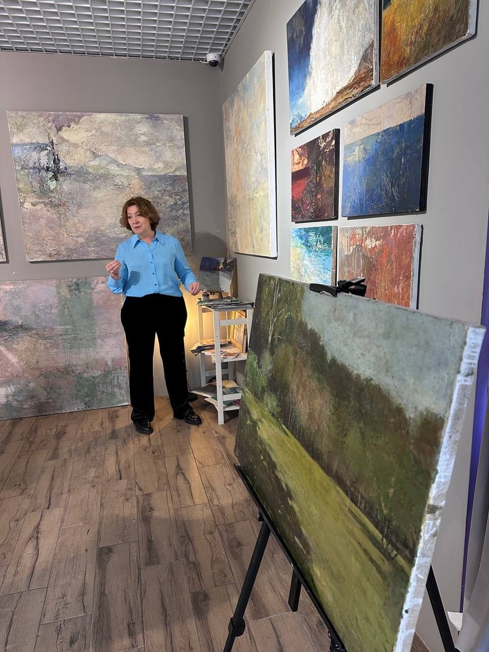 Персональная выставка в г. Звенигород. Живописец Ирина Пинская