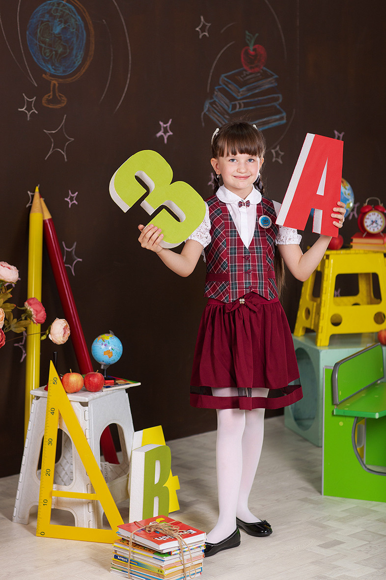 Первоклашка, фотосессия школьников, школьный альбом, школьное фото