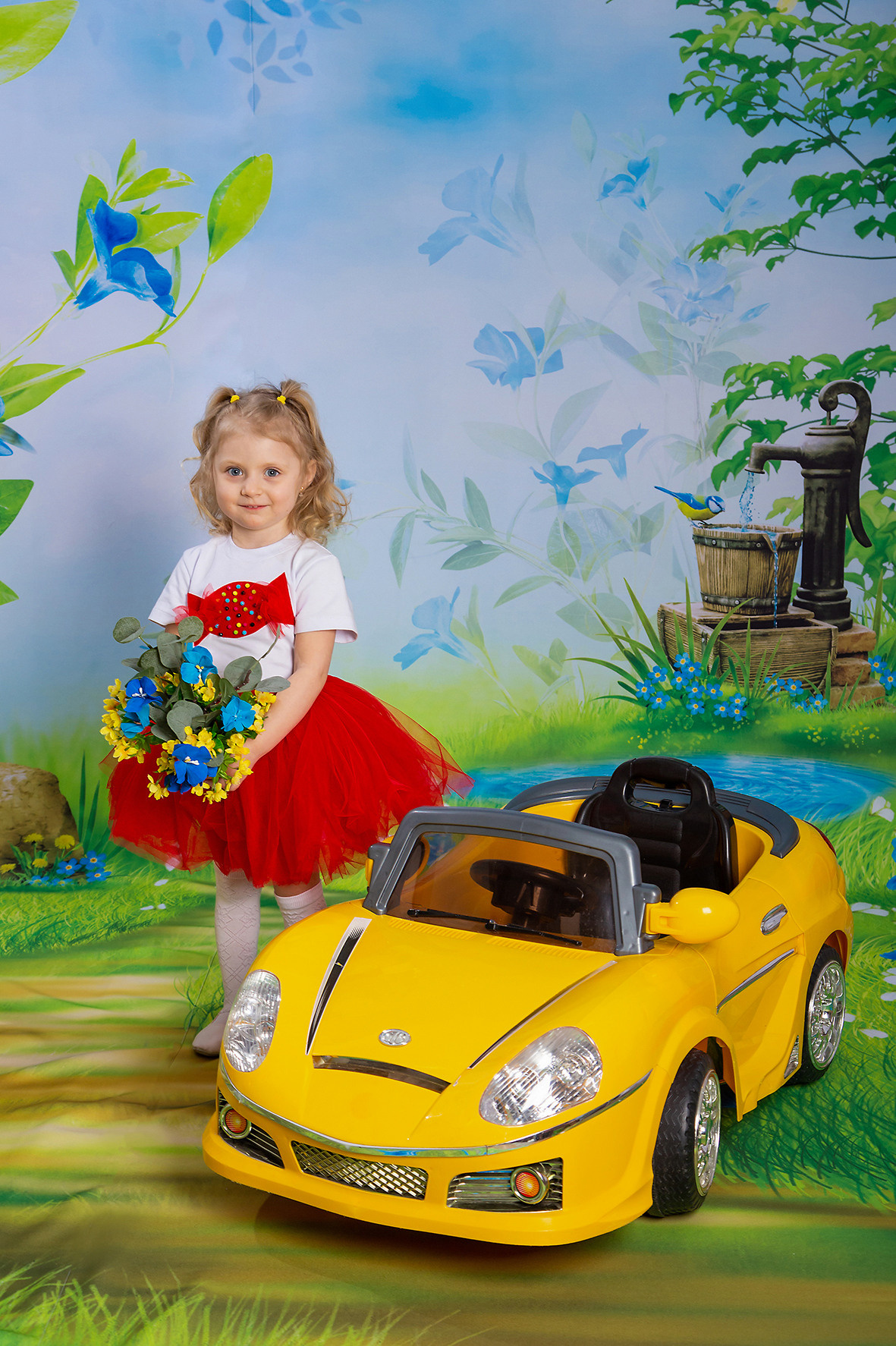 Детская тематическая костюмированная фотосессия. Незнайка и друзья.