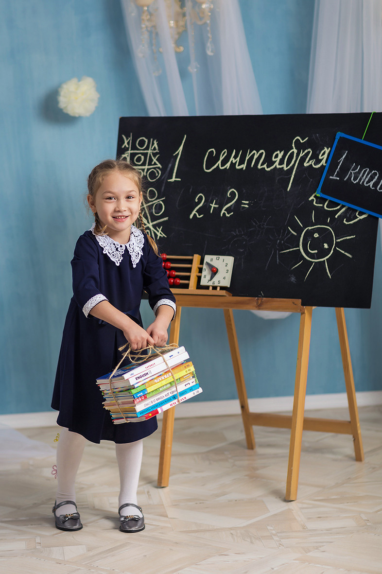 Первоклашка, фотосессия школьников, школьный альбом, школьное фото