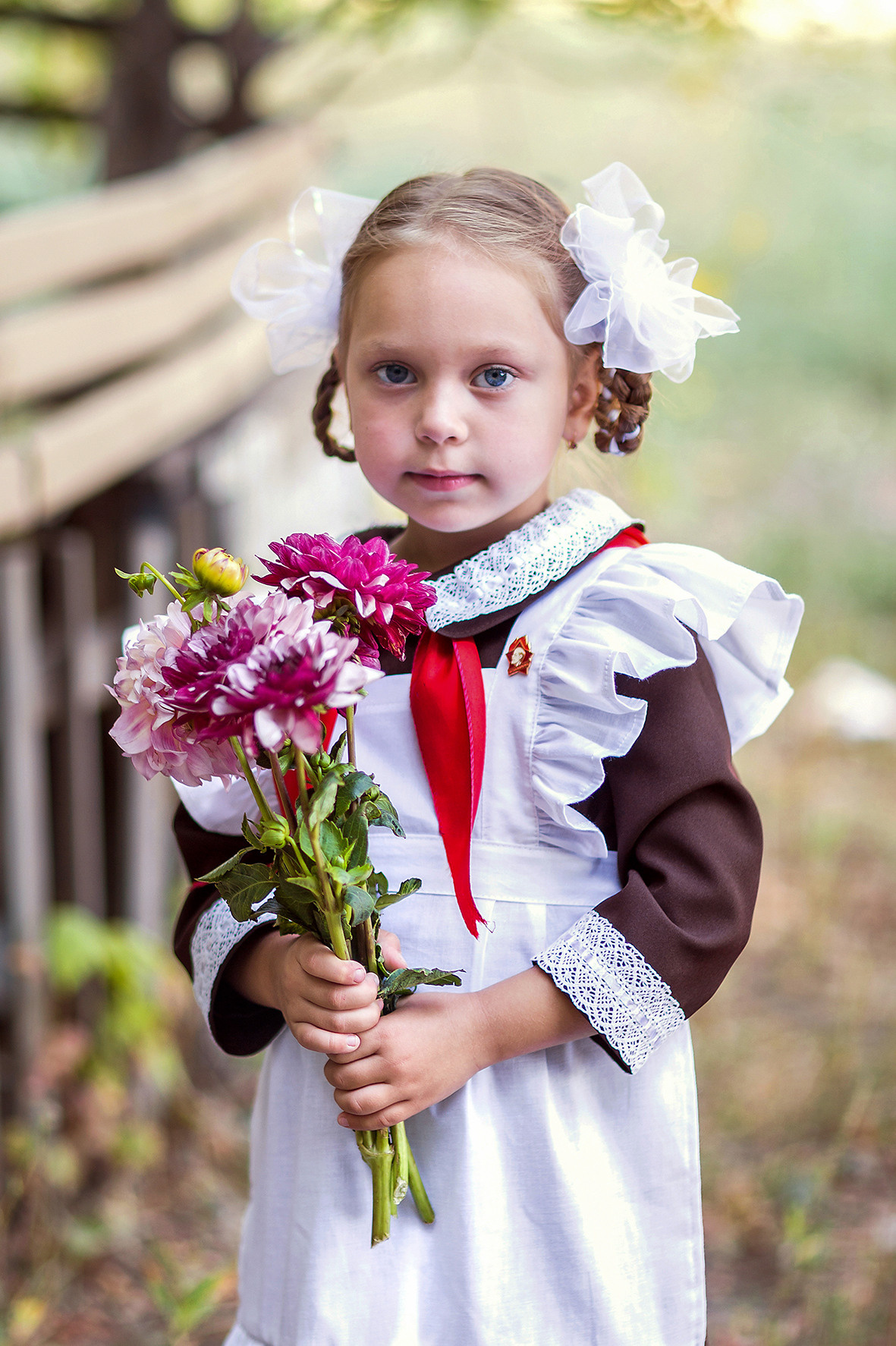 Детская школьная костюмированная фотосессия.