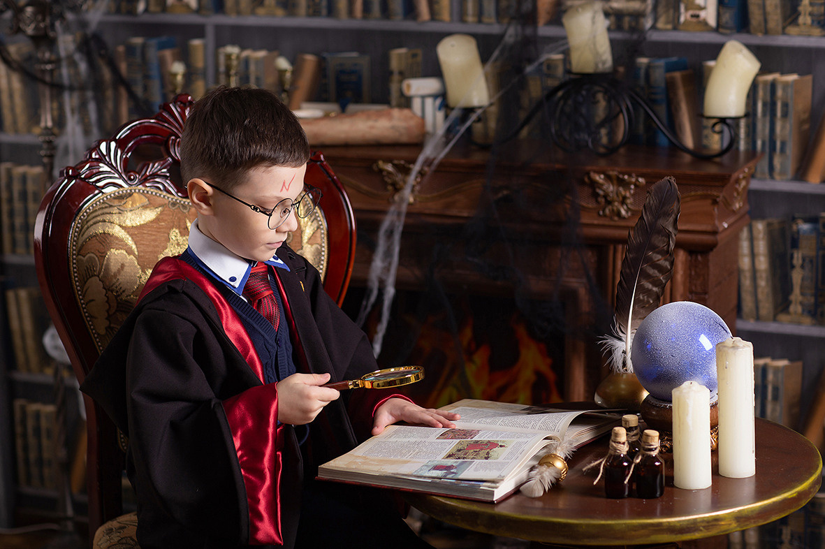 Детская тематическая костюмированная фотосессия. Harry Potter. Гарри Поттер.