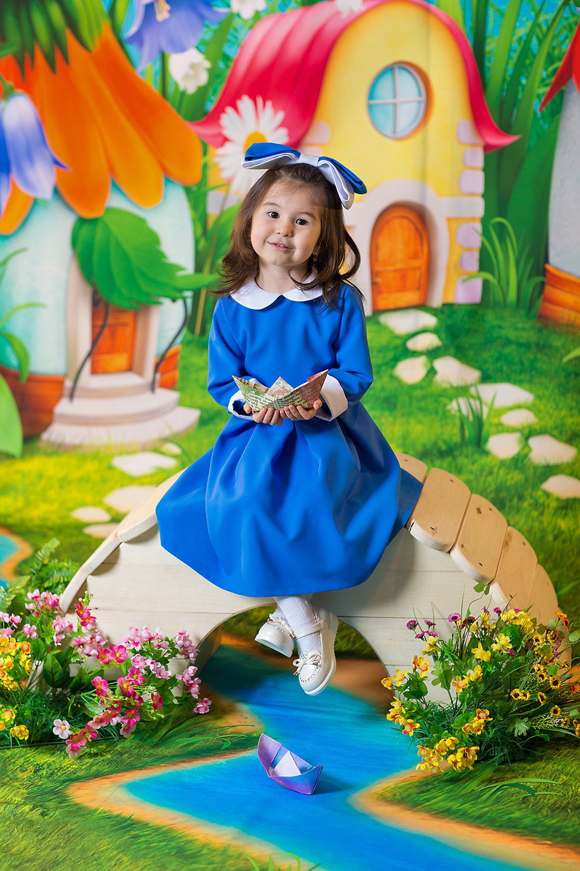 Детская тематическая костюмированная фотосессия, Маленькая страна Весна.