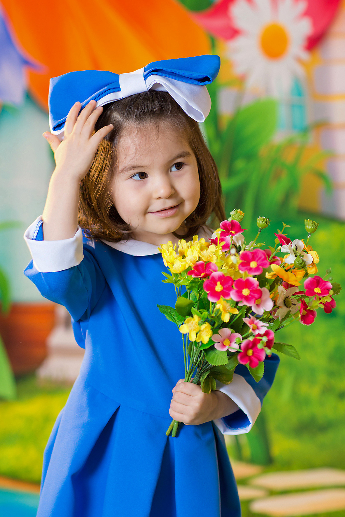 Детская тематическая костюмированная фотосессия, Маленькая страна Весна.