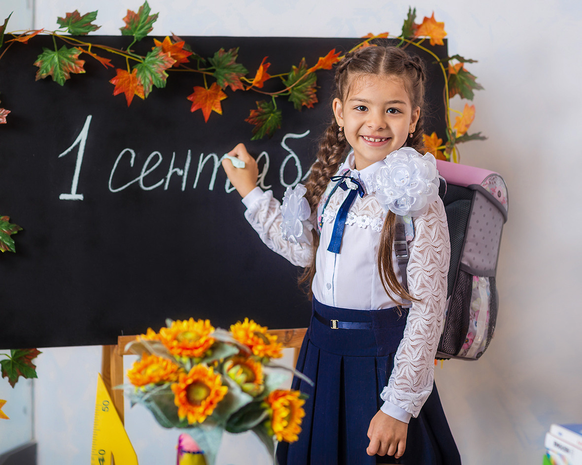 Первоклашка, фотосессия школьников, школьный альбом, школьное фото