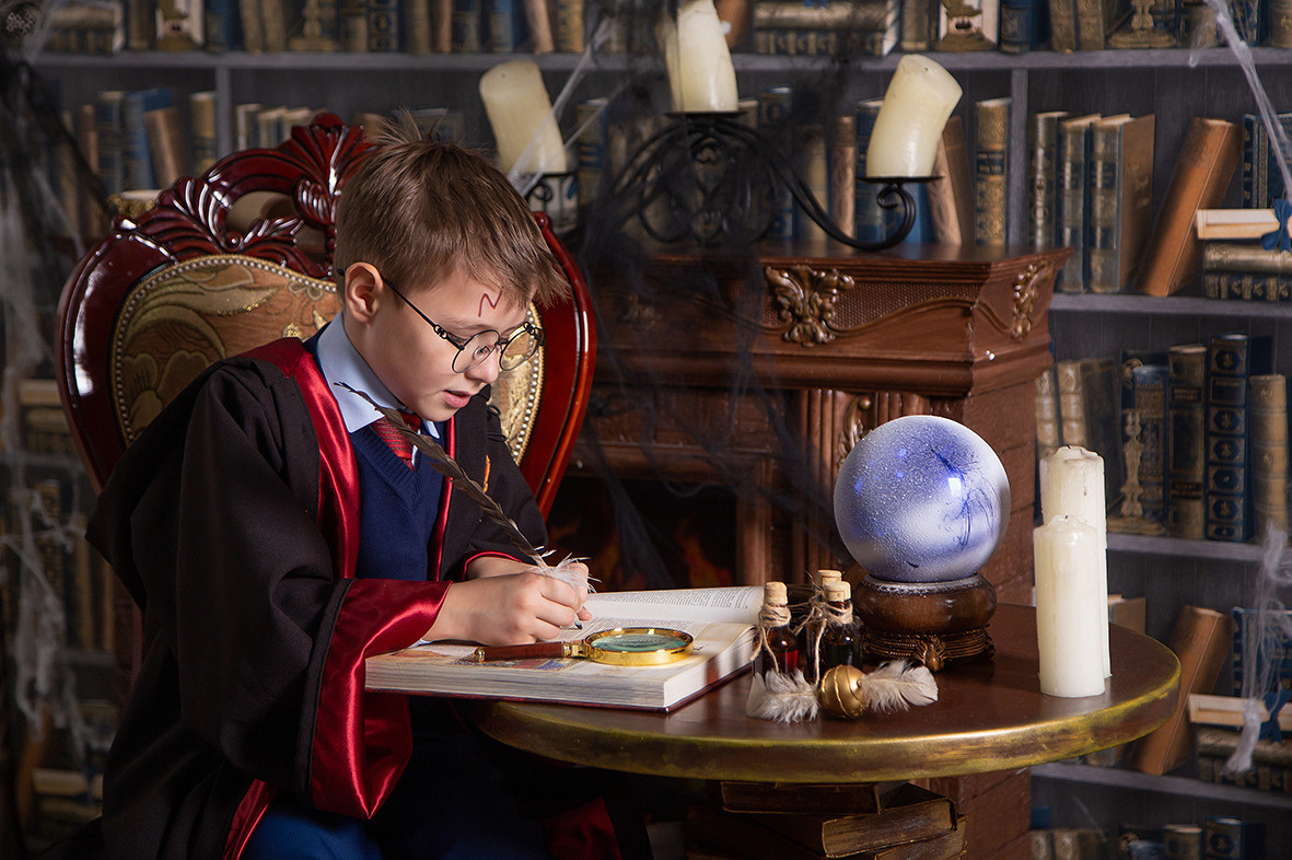 Детская тематическая костюмированная фотосессия. Harry Potter. Гарри Поттер.