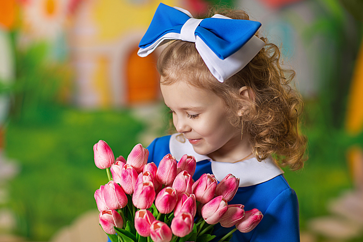 Детская тематическая костюмированная фотосессия, Маленькая страна Весна.