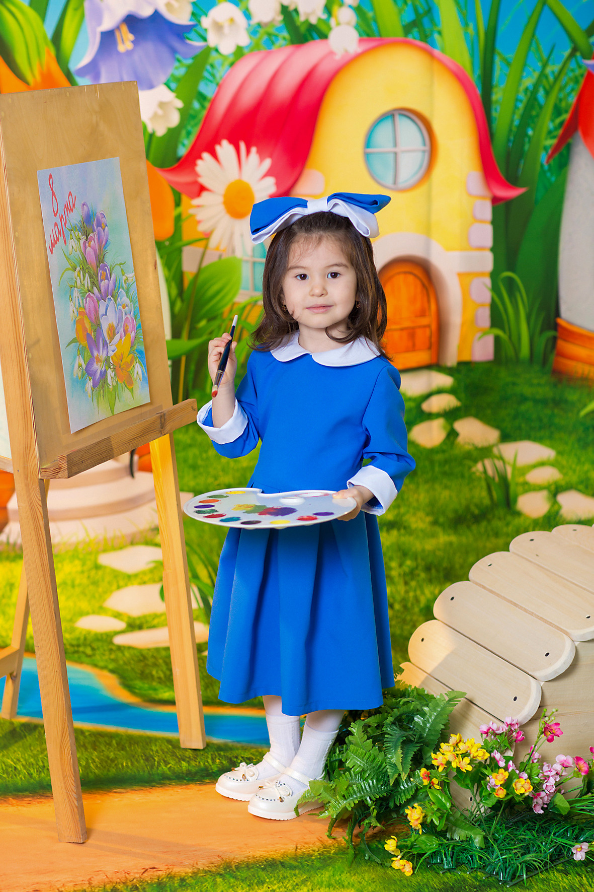 Детская тематическая костюмированная фотосессия, Маленькая страна Весна.