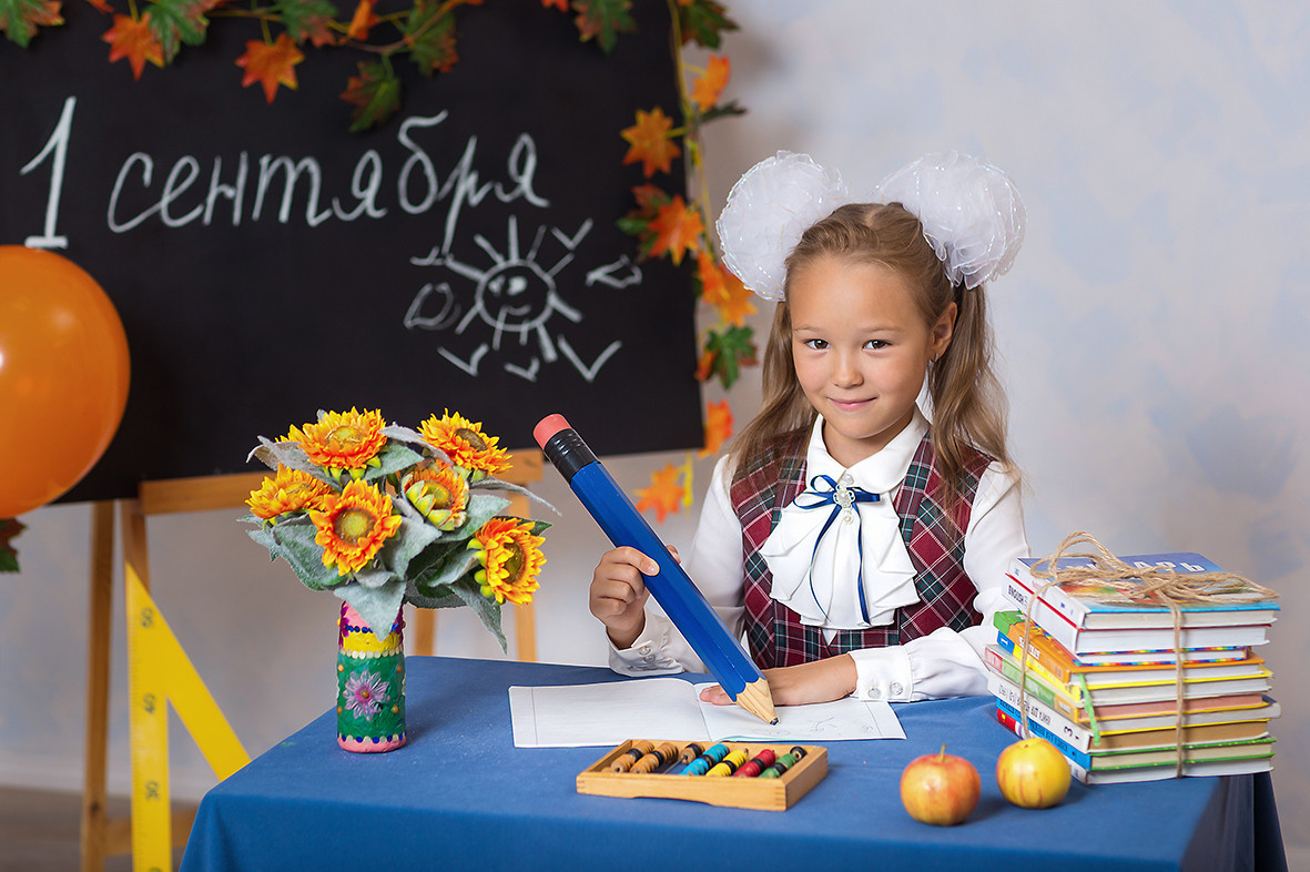 Первоклашка, фотосессия школьников, школьный альбом, школьное фото