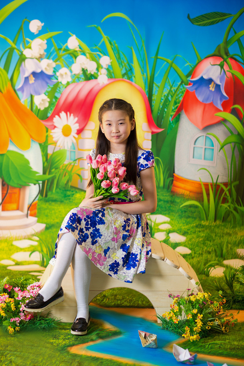 Детская тематическая костюмированная фотосессия, Маленькая страна Весна.