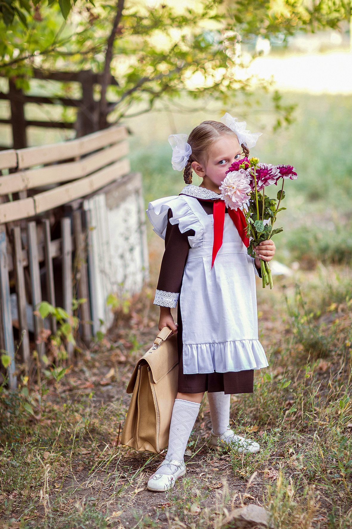 Детская школьная костюмированная фотосессия.
