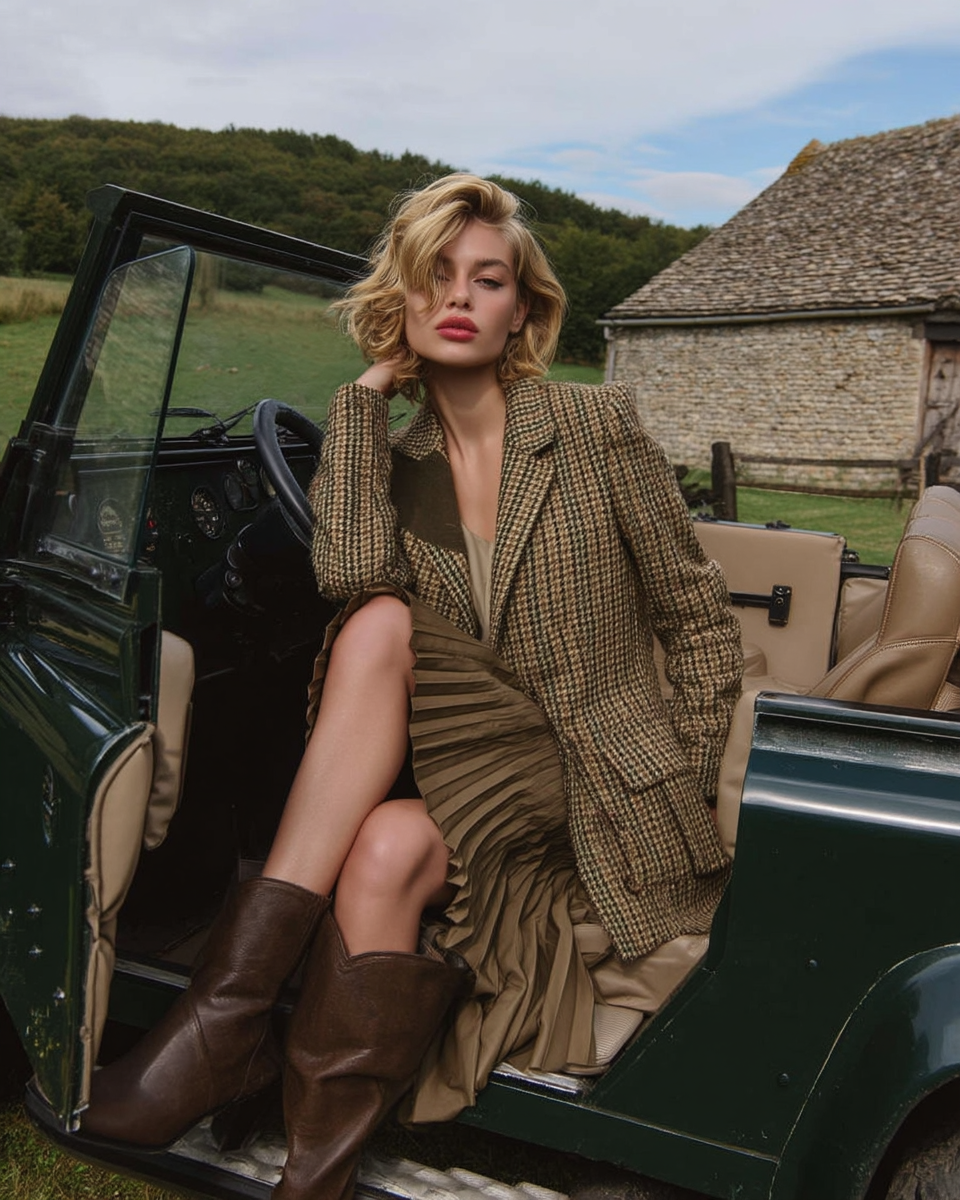 Творческий проект по внедрению реального товара для бренда Holland Cooper. Ekaterina Kiral — Visual Branding & AI Creation