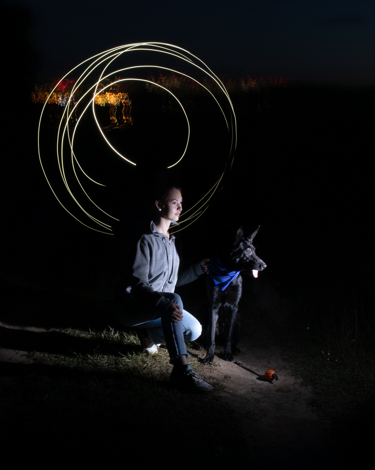 Фотопрогулка с собакой. Фотограф в Новосибирске