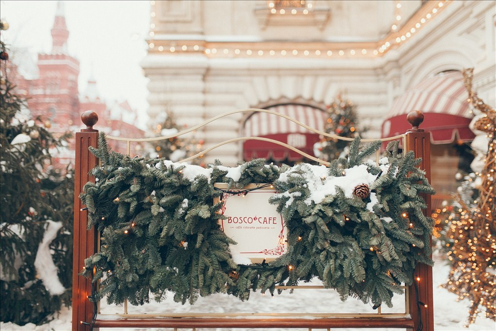 Москва в Январе