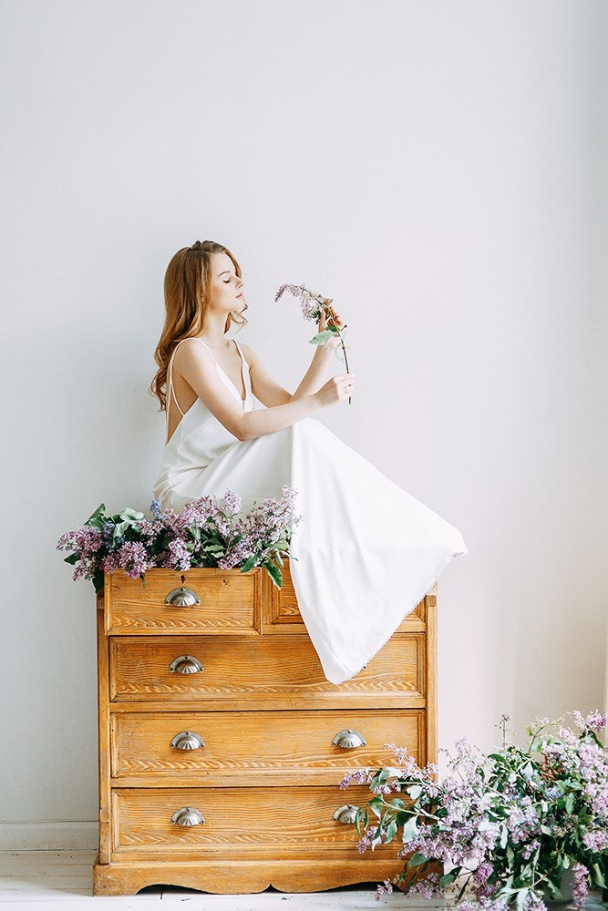 Утро невесты в сирени