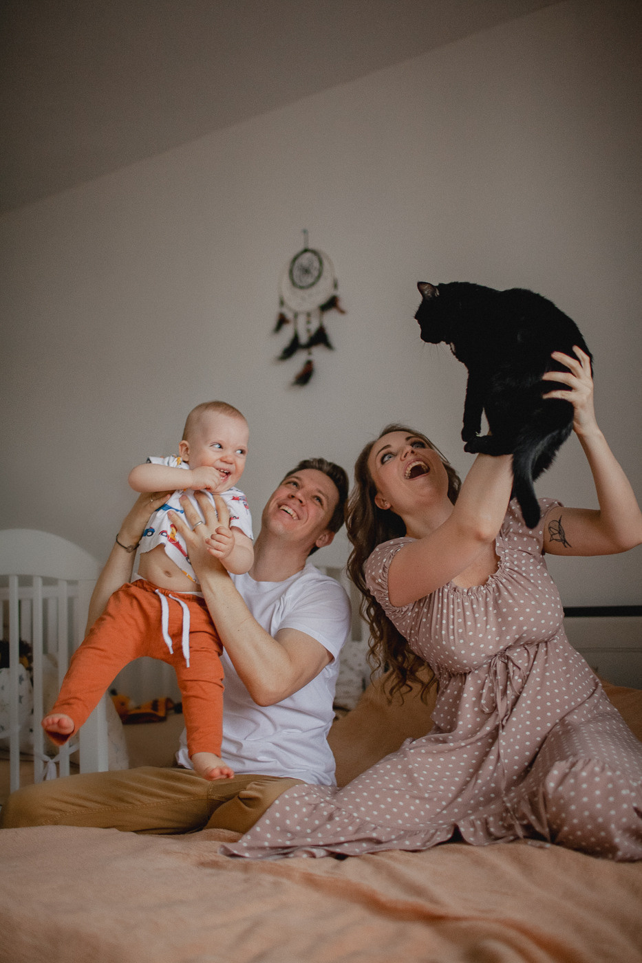 Марина, Алексей и Лев. Семейный домашний фотограф Москва Зеленоград Настя Маркова