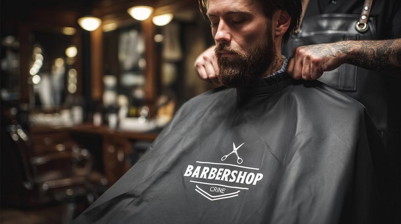 Визуальная концепция для барбершопа. Ekaterina Kiral — Visual Branding & AI Creation