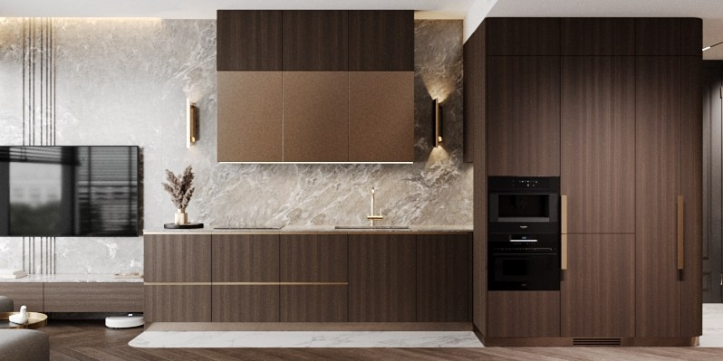 ЖК ЗилАрт 487, 64 кв.м. Kod Interiors | Дизайнер интерьеров Кораблина Кристина