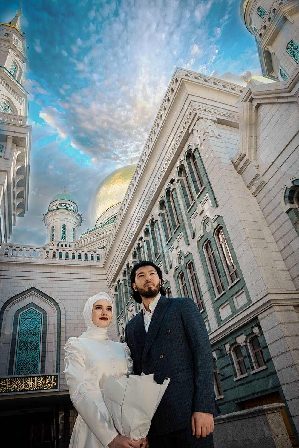 Никах Азамжона и Азизы. Стилист, видеограф, фотограф на никах и свадьбу в Москве, Лейла Влад nikahmsk