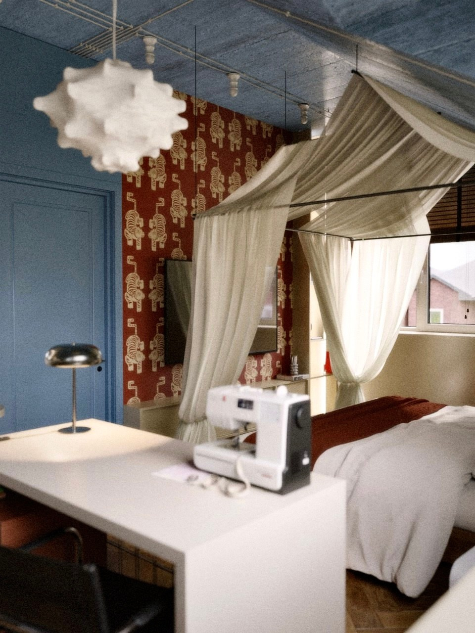 Vartemyagi village | Leningrad Region. 3D interior design visualization