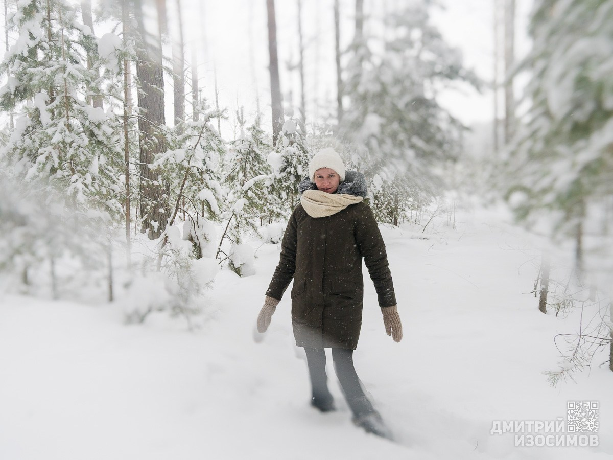 Съёмка в лесу