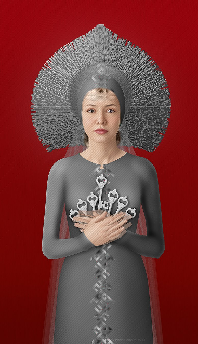 ㄹ7.1 2025-2026, original 90x140 cm, digital print, acrylic + prints of camera jpeg 10x10 cm on 20x30 cm, digital print on archival paper + certificate of authenticity. This work is made to order in a single art piece.