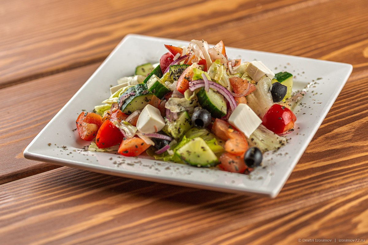 Съёмка блюд для меню