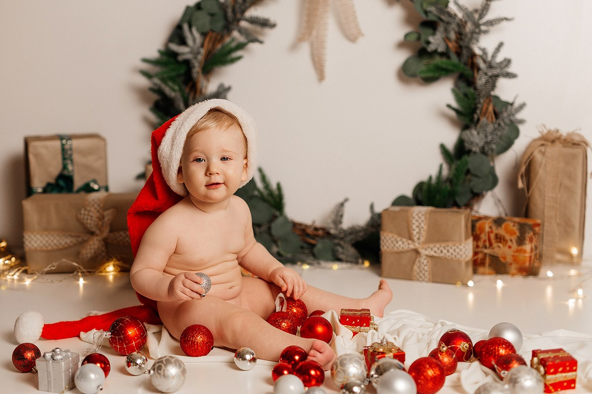 Новогодняя открытка. Фотограф новорожденных Альбина Хухарева. Йошкар-Ола. Казань. Чебоксары