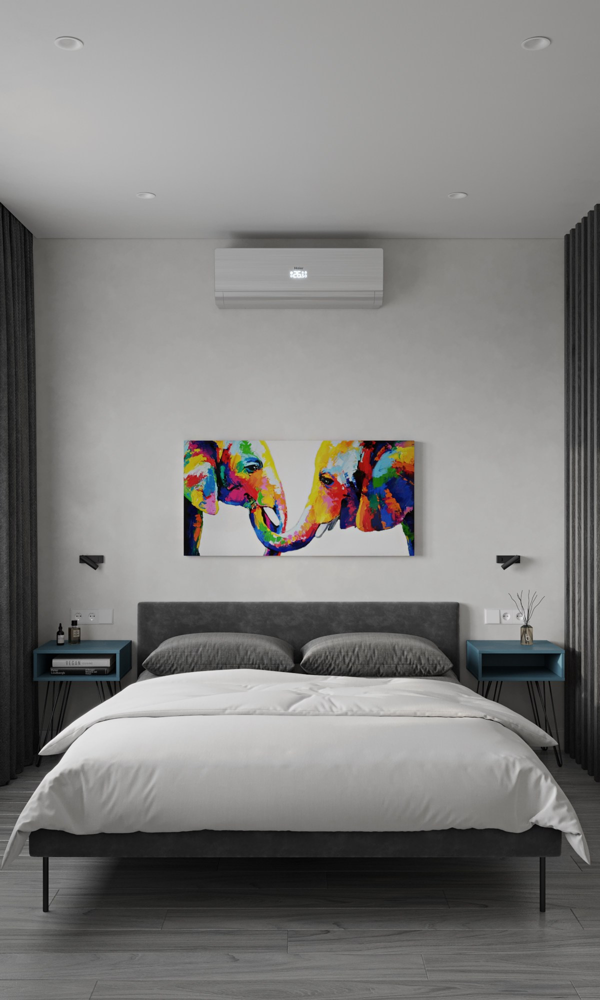 «Черно-белая история». Студия интерьерной визуализации «ЛИНИИ»