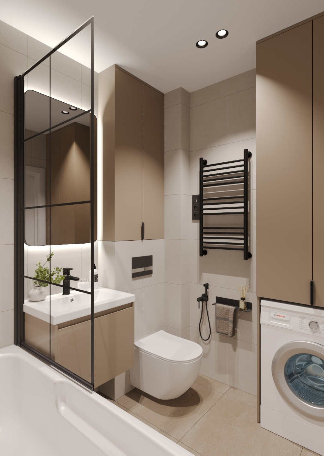 Квартира 54 м² г. Иркутск. ПРОЕКТИРОВАНИЕ ИНТЕРЬЕРОВ И АРХИТЕКТУРНЫХ РЕШЕНИЙ В СТУДИИ SHELOFAST DESIGN