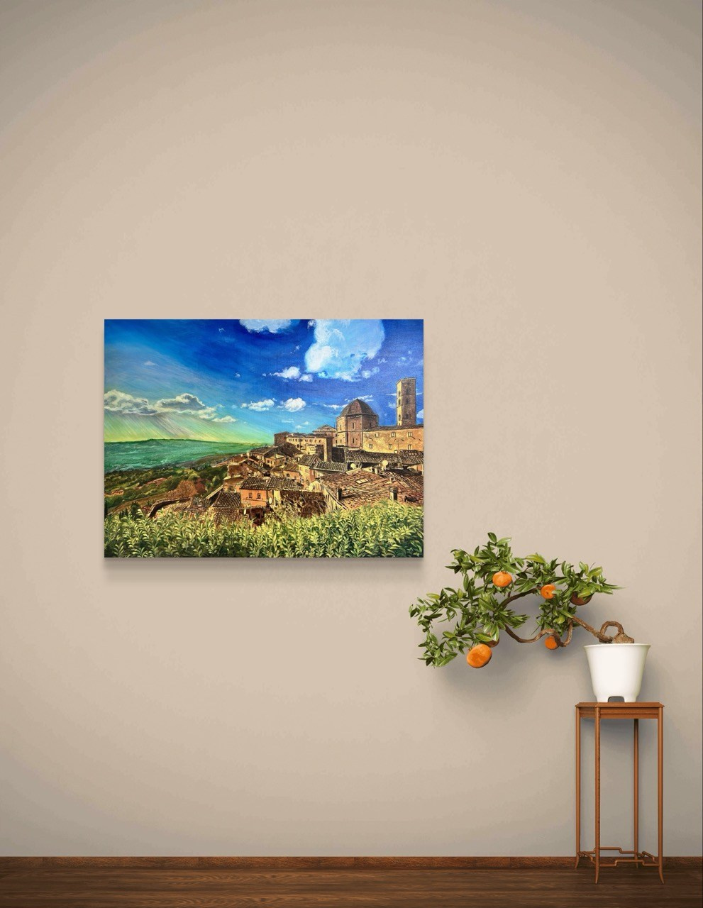 Серия «Города — великие творения рук человеческих». Картины пейзаж