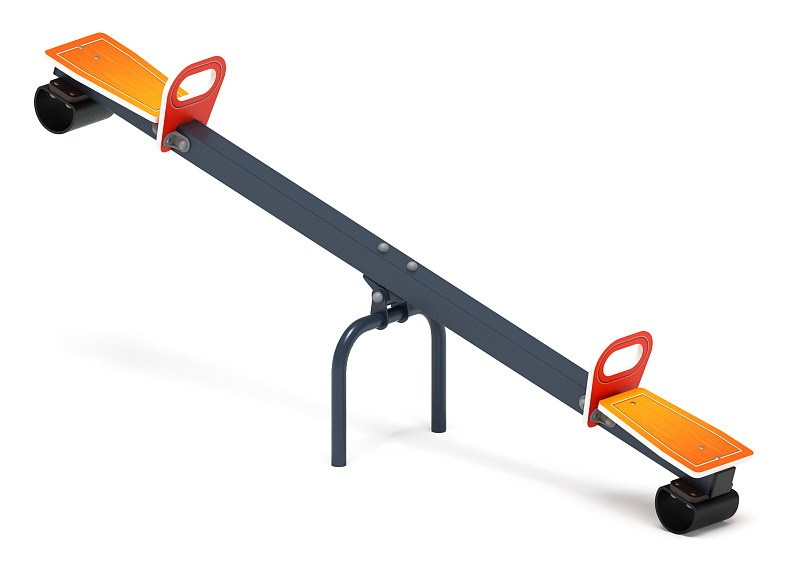 Качалка балансир - ИО 21.М.01.03-И1                                                                                                                                                          Габариты (ШхДхВ): 2500x400x750                                                                                                                                                                        Зона безопасности, мм: 4500х2400                                                                                                                                                       Возрастные ограничения от 4 до 8 лет