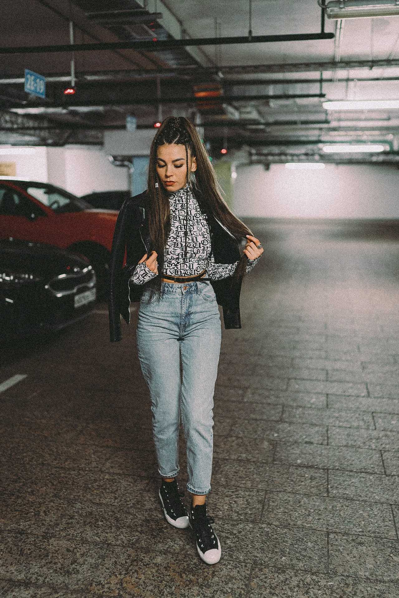 Venera in the parking. New York photographer RINAT SHAHMETOV in New York city